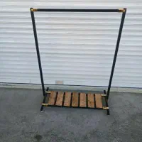 رگال لباس آویز فلزوچوب