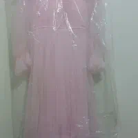 لباس مجلسی سایز ۱ صورتی و بلند از سایز ۳۴تا ۳۸