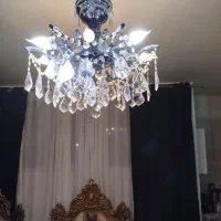 لوستر 8 شاخه برنزی