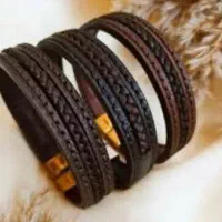 دستبند چرم موی یار