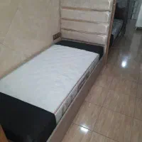 تخت یک نفره روکش مبلی