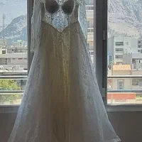 لباس عروس دانتل فرانسوی