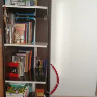 کتابخانه|کتابخانه، شلف، قفسه‌های دیواری|محمدشهر, شهرک پیام (مهرالبرز)|دیوار