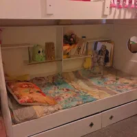 تختخواب دو طبقه فروش فوری|تخت و سرویس خواب|مشهد, چاهشک|دیوار