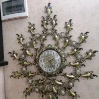 ساعت تابلو لاله لوستر