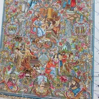 تابلو فرش نیمه کاره