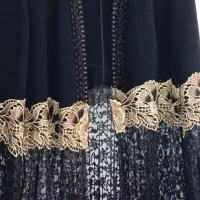 مانتو مجلسی بلند، مشکی ،دو تیکه|لباس|قم, باجک یک|دیوار