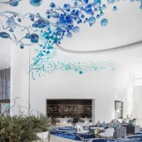 لوستر مدرن مینیمال لایتینگ معماری نورپردازی سفارشی