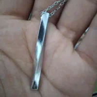 گردنبند با پلاک و زنجیر