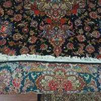 یکجفت فرش دستبافت سالاری ریز ابریشمی|فرش|تبریز, |دیوار