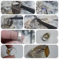 تعمیر انگشتر نقره مردانه و زنانه