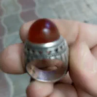 انگشتر نقره قدیمی 32گرم مهر دار