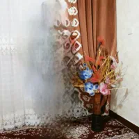 پرده پذیرایی به همراه کتیبه