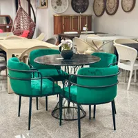 میز وصندلی فلزی کافی شاپی