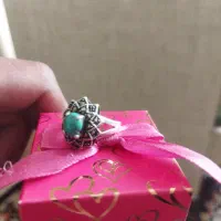 انگشترنقره فیوزه نیشابوراصل زنانه|بدلیجات|زنجان, |دیوار