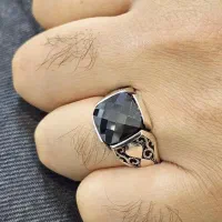 انگشتر مردانه نقره ترکیه|بدلیجات|شهرضا, |دیوار