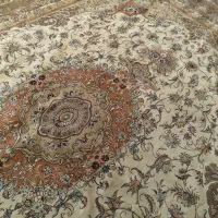 فرش ۱۲ متری منیر خاوران درجه یک  صادراتی در حد نو