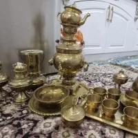 ست ظروف برنجی|صنایع دستی و سایر لوازم تزئینی|تهران, فلاح|دیوار