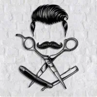 نیازمند صندلی در آرایشگاه مردانه