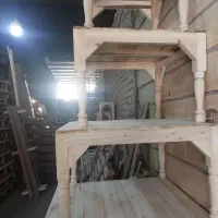 کرسی چوبی خراطی شده 80 در 80 سانت سفارشی فول|بخاری، هیتر، شومینه|تهران, شهرک ولیعصر جنوبی|دیوار