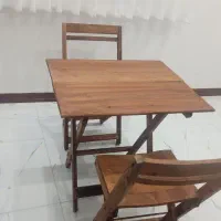 میز چوبی تاشو مسافرتی