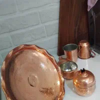 ظروف مسی|ظروف سرو و پذیرایی|قم, سراجه (۱۵ خرداد)|دیوار