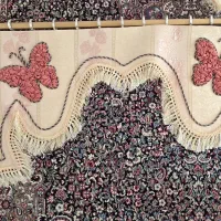 ۴عدد پرده کتیبه ای همراه با تور