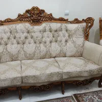 مبل استیل تمام چوب ۹+۲ نفره
