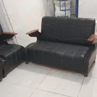 مبلمان چرم درحد نو