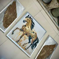 تابلو تکسچر ۳تیکه،تابلو سه تیکه|تابلو، نقاشی، عکس|اراک, |دیوار