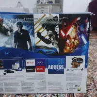 ps4اسلیم یک ترابایت (ورژن اروپا)+ ۱۰ بازی+ ۲ دسته|کنسول، بازی ویدئویی و آنلاین|کرج, حسین‌آباد|دیوار