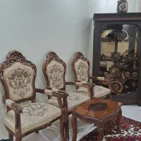 مبل سلطنتی ۹ نفره در حد نو|مبلمان خانگی و میز عسلی|بناب, |دیوار