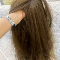 کلاه گیس قهوه ای تیره ۵۰ سانت