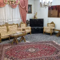 مبلمان استیل ۷ نفره و میز ناهار خوری ۸ نفره