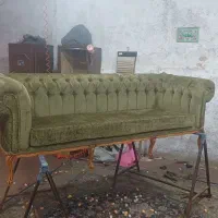 کاناپه چستر ۳نفره ۳۵تومن چوب راش|مبلمان خانگی و میز عسلی|چهاردانگه (تهران), |دیوار