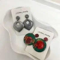 گوشواره های دستساز رزینی|بدلیجات|کرج, گوهردشت|دیوار