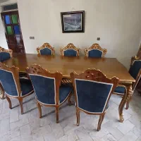 میز ناهارخوری کلاسیک ۸نفره|میز و صندلی غذاخوری|تهران, تاکسیرانی|دیوار