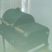 کباب پز دوکاره گازی با ده متر شلنگ