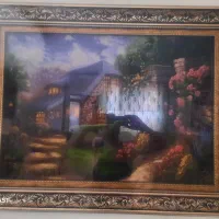 تابلو فرش دستباف با چله ابریشم ...