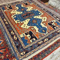 قالیچه دستباف خراسان با نقشه هریس|فرش|تهران, اکباتان|دیوار