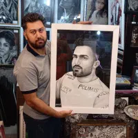 سیاه قلم و طراحی چهره به صورت حرفه ای و تضمینی|تابلو، نقاشی، عکس|فردیس, شهرک شهید حسینی|دیوار