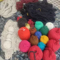 نخ قالی شسته و آماده