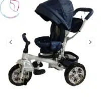 سه چرخه تیتان پلاس تاشو سورمه ای