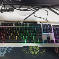 کیبورد f2023 با سیم مدل آئولا