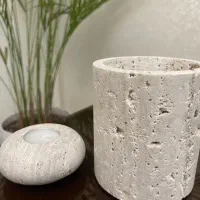 ست گلدان  و‌جا شمعی