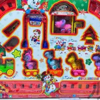 اسباب بازی قطار حیوانات باطری خور