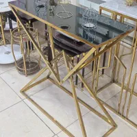 میز کنسول و آرایش فلزی طرح مثلثی شیک و مدرن|بوفه، ویترین، کنسول|آفتاب, |دیوار