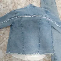 کت لی دخترانه با شلوار دمپا،مانتو چرم نگین دار|لباس|اندیشه, اندیشه فاز ۳|دیوار