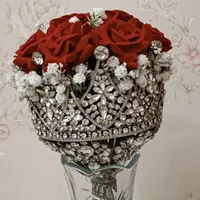 گل مصنوعی عروس سالم و تمیز و نو