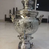 سماور گازی ساخت اصفهان قلم کاری